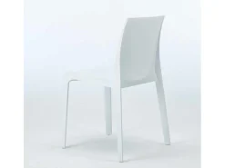 22 Silla de cocina Apilable de Polipropileno Rome Grand Soleil Stock - Blanco
