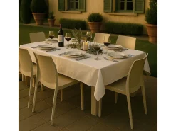 22 Silla de cocina Apilable de Polipropileno Rome Grand Soleil Stock - Beige