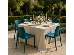 22 Silla de cocina Apilable de Polipropileno Rome Grand Soleil Stock - Azul Marino