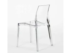 16 Silla Femme Fatale Grand Soleil transparentes Oferta Stock Bar Restaurante - Transparente