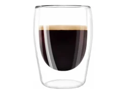 2 vasos para café espresso 80 ml transparentes