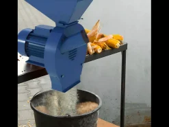 1100 W Molino de cereal eléctrico, molino de grano eléctrico, flujo de 240 kg/h, con 4 tamiz, chuleta de granos, 38x28.5x50cm