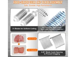 Ablandador de Carne Manual SucceBuy, Utensilio de Cocina de Acero Inoxidable