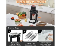 Ablandador de Carne Manual SucceBuy, Utensilio de Cocina de Acero Inoxidable