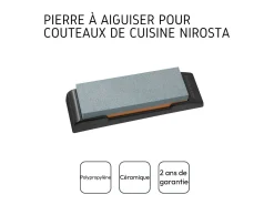 Afilador de Cuchillos Nirosta Acero Inoxidable 19 x 6 cm