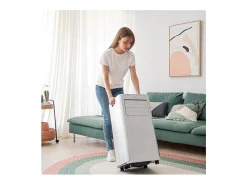 Aire acondicionado portátil Cecotec ForceClima 9100 Soundless 1010W 9000BTU con mando blanco