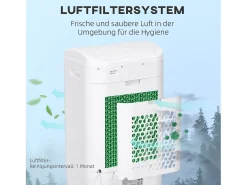 Aire acondicionado portátil 3 en 1 con función de enfriamiento y humidificación, 15 L, oscilación de 60°, control remoto, pantalla LED, para habitaciones de 20 m²