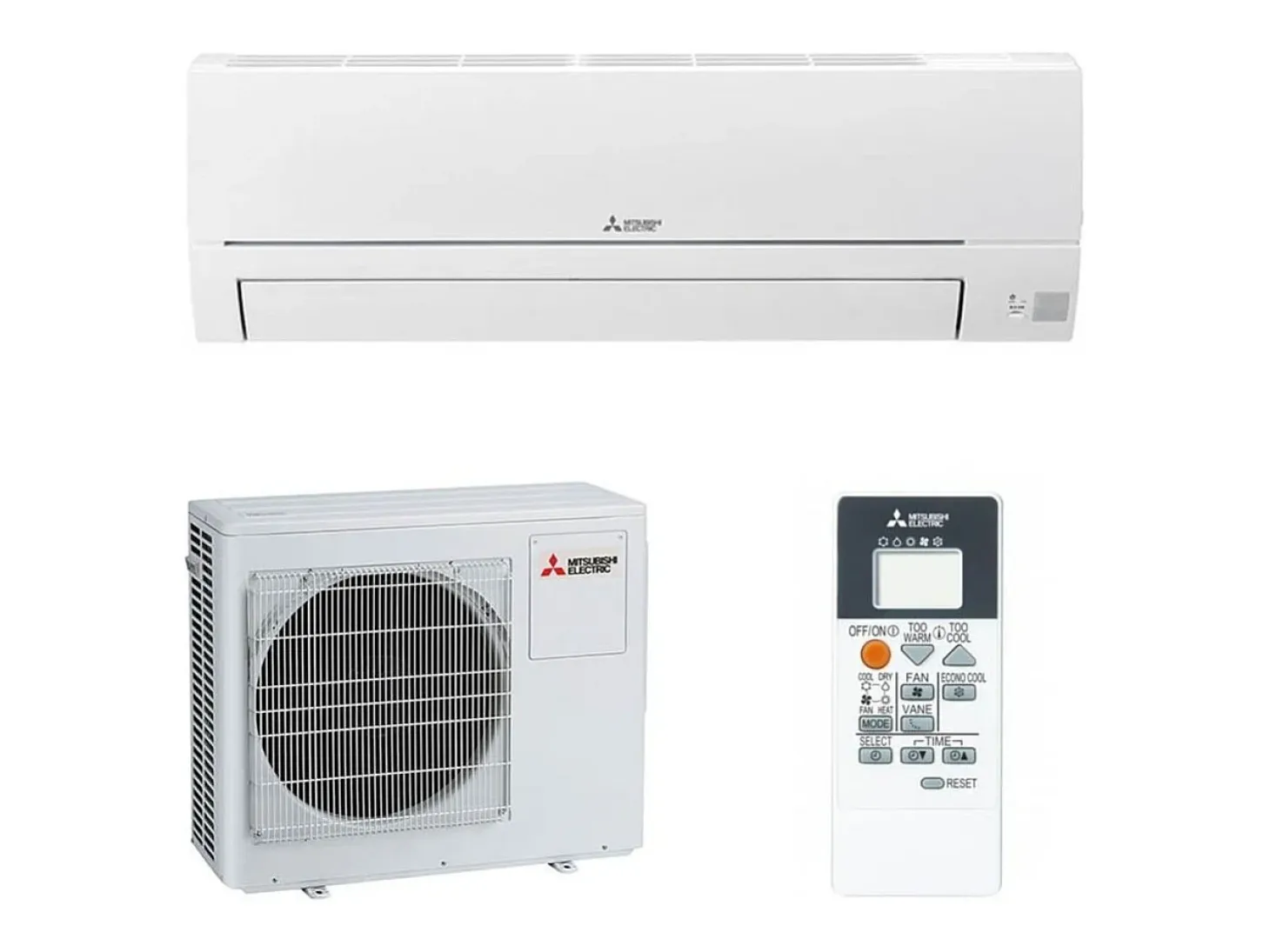 Aire acondicionado Split Mitsubishi MSZ-HR35VFK 2924 frigorías R32 WiFi A