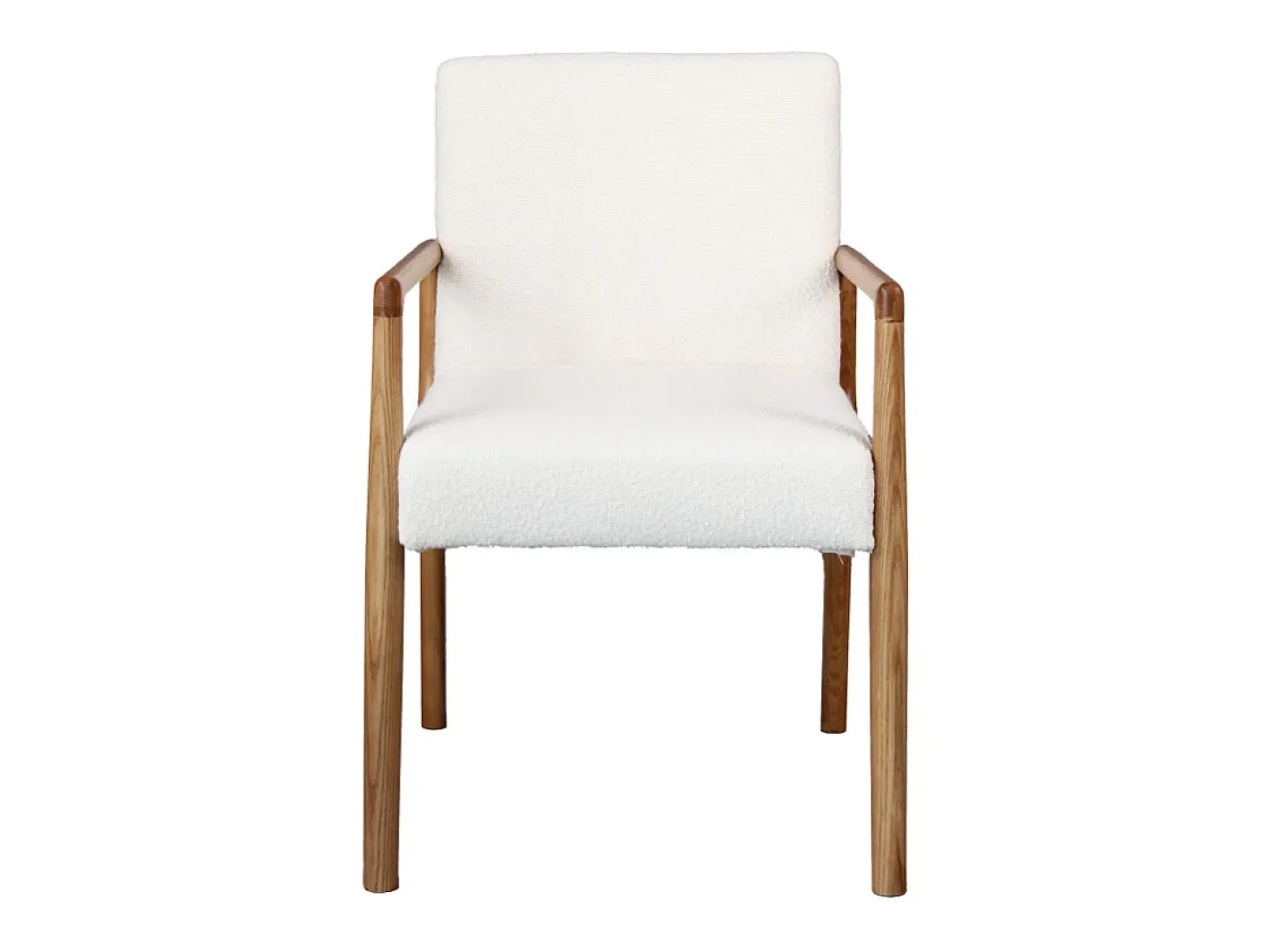 ALBAN-Sillón de mesa crudo y fresno natural (x2)