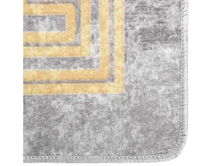 Alfombra antideslizante lavable 80x300 cm Gris