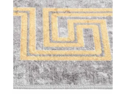 Alfombra antideslizante lavable 160x230 cm gris