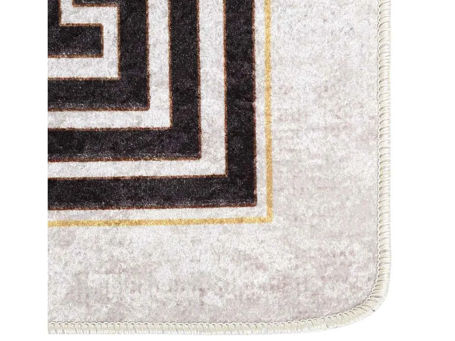 Alfombra antideslizante lavable 80x300 cm Beige claro