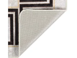 Alfombra antideslizante lavable 80x300 cm Beige claro
