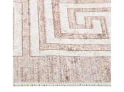 Alfombra antideslizante lavable 80x300 cm Beige