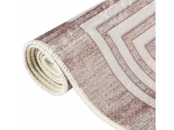 Alfombra antideslizante lavable 80x150 cm Beige