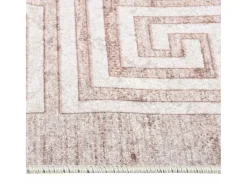 Alfombra antideslizante lavable 80x150 cm Beige