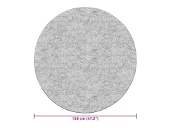 Alfombra antideslizante lavable 120 cm beige