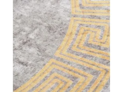 Alfombra antideslizante lavable φ120 cm gris
