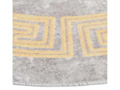 Alfombra antideslizante lavable φ120 cm gris