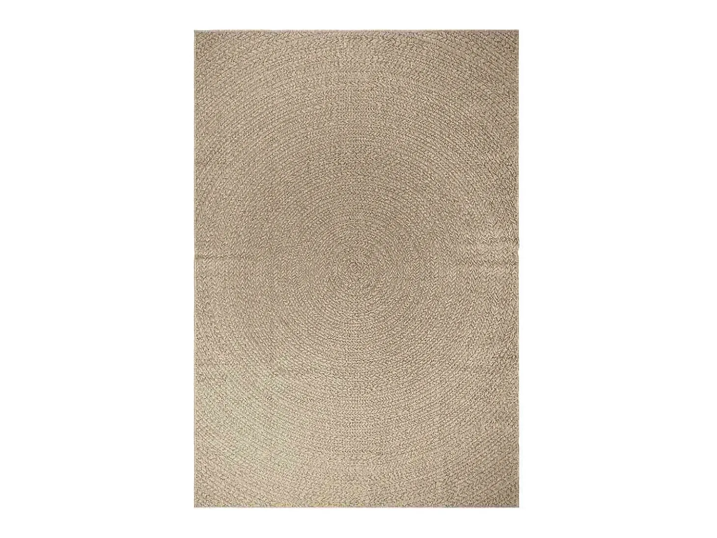 Alfombra beige ZIZUR 200x290 cm efecto yute para interior y exterior
