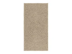 Alfombra beige ZIZUR 60x110 cm efecto yute interior exterior