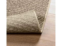 Alfombra beige ZIZUR 60x110 cm efecto yute interior exterior