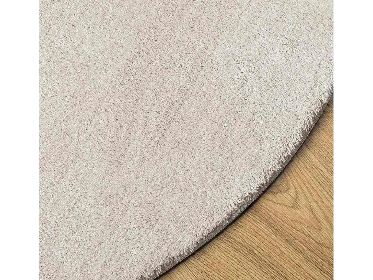 Alfombra color arena 160 x 230 cm Poliéster