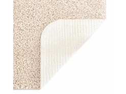 Alfombra Crema 120 x 120 cm Polipropileno