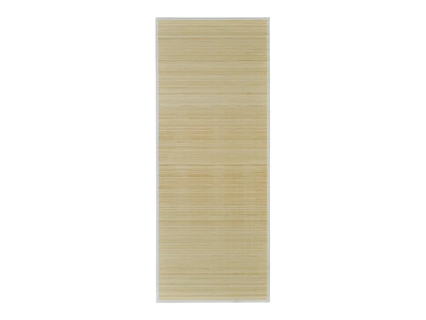 Alfombra de bambú natural con láminas rectangulares 120 x 180 cm