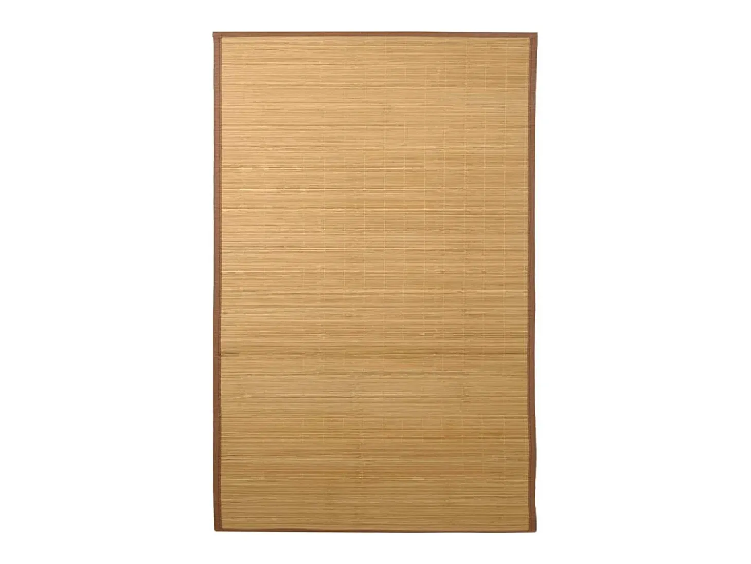 Alfombra de bambú 100x160 cm Marrón