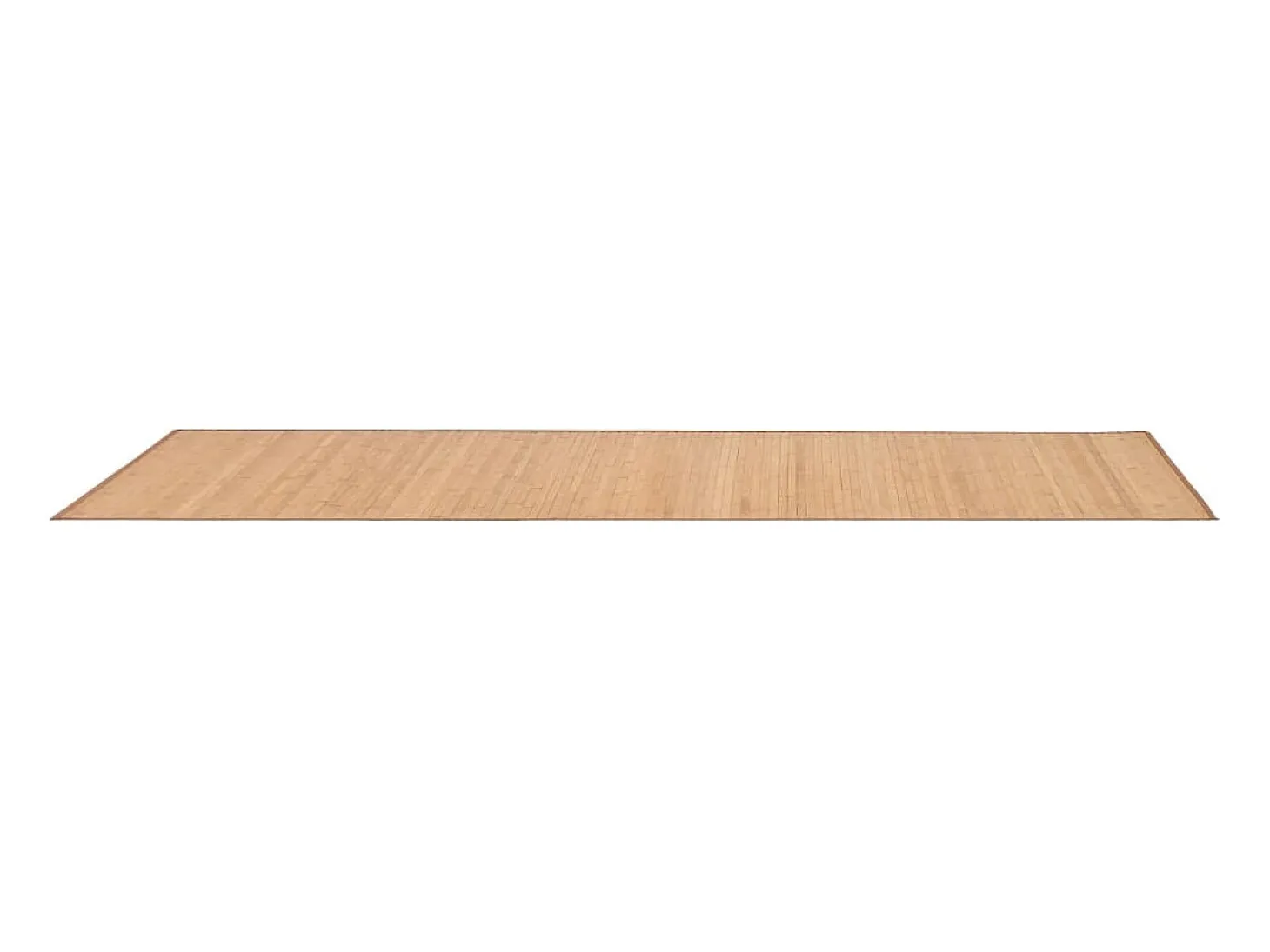 Alfombra de bambú 80x300 cm Marrón