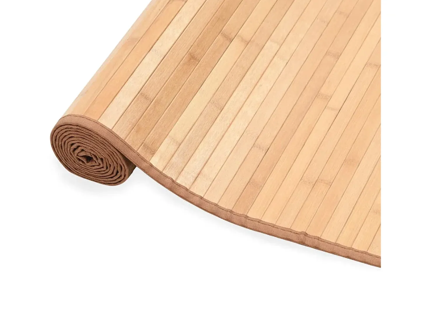 Alfombra de bambú 80x300 cm Marrón