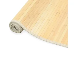 Alfombra de bambú 100x160 cm Natural