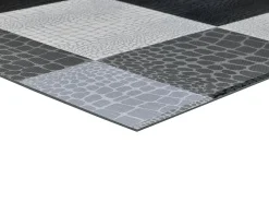 Alfombra de cocina - animal print - gris - 48 x 200 cm - SALLY