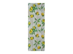Alfombra de cocina - dibujos con limones - multicolor - 48 x 200 cm - SALLY