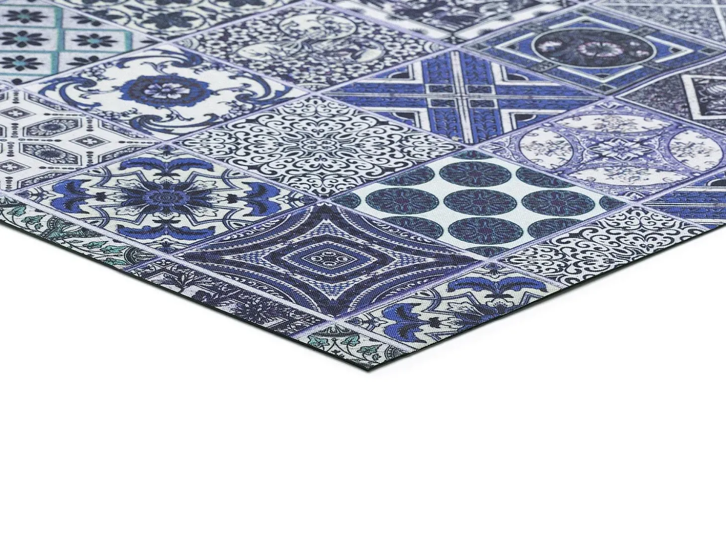 Alfombra de cocina - Diseños bohemios - azul - 52 x 100 cm - SPRINTY