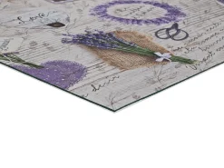 Alfombra de cocina - Diseños de lavanda - violeta - 52 x 200 cm - SPRINTY