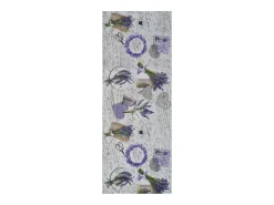 Alfombra de cocina - Diseños de lavanda - violeta - 52 x 200 cm - SPRINTY