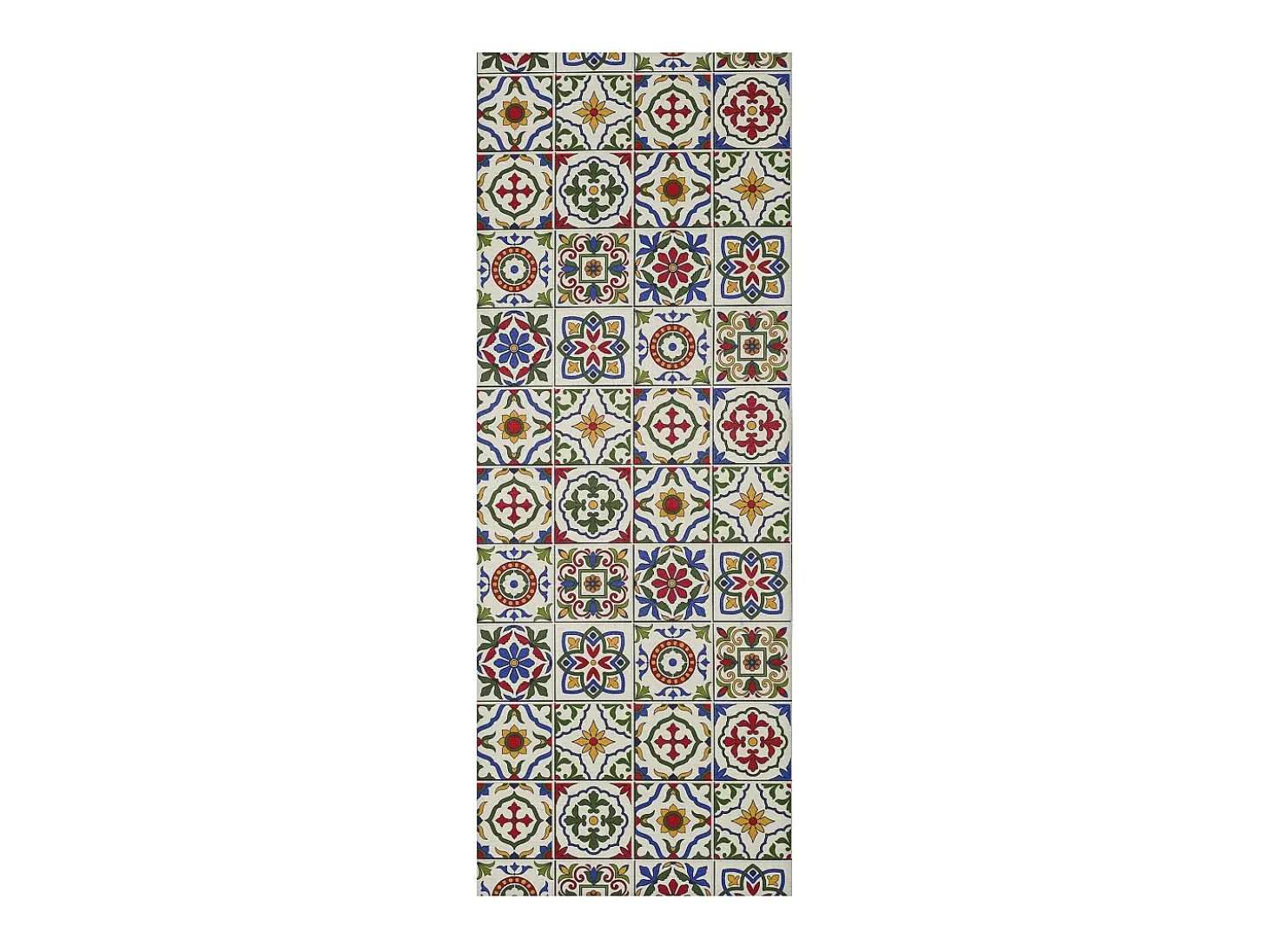 Alfombra de cocina - Diseños bohemios - multicolor - 52 x 100 cm - SPRINTY