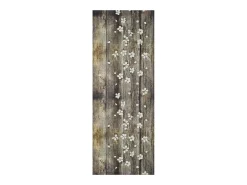 Alfombra de cocina - Diseños primaverales - marrón - 52 x 200 cm - SPRINTY