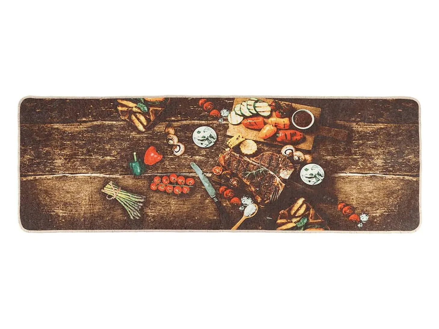 Alfombra de cocina lavable antideslizante multicolor 60x180 cm