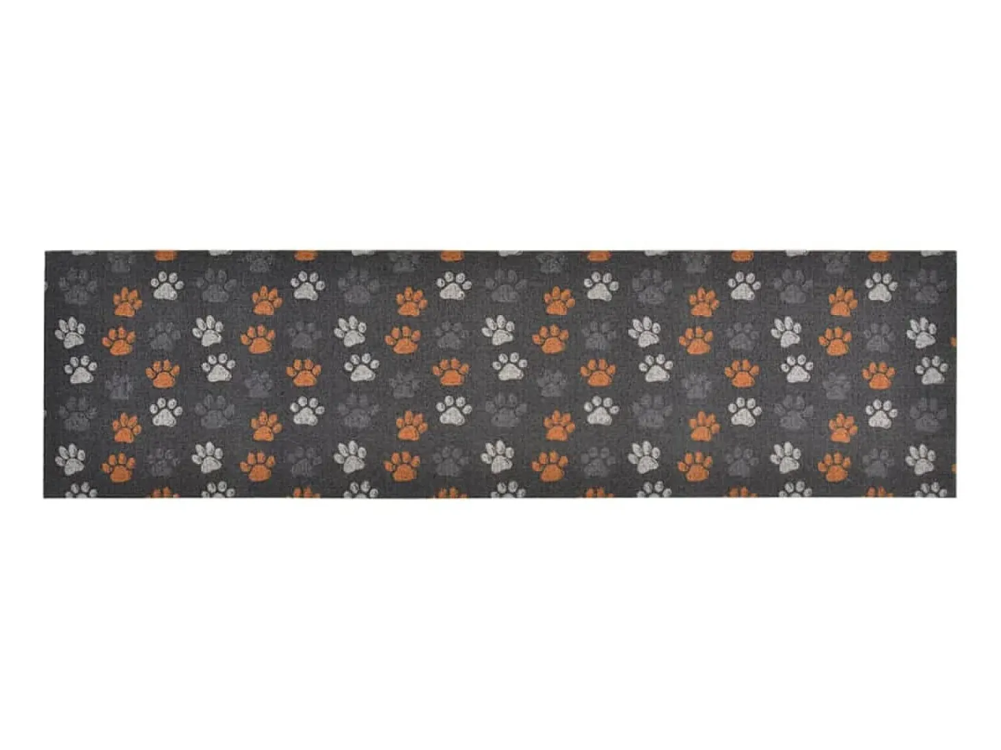 Alfombra de cocina lavable terciopelo dibujo de patas 45x150 cm ES279710