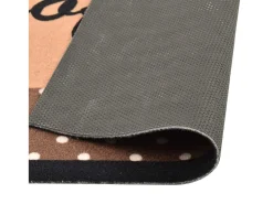 Alfombra de cocina lavable Coffee marrón 45x150 cm ES927549