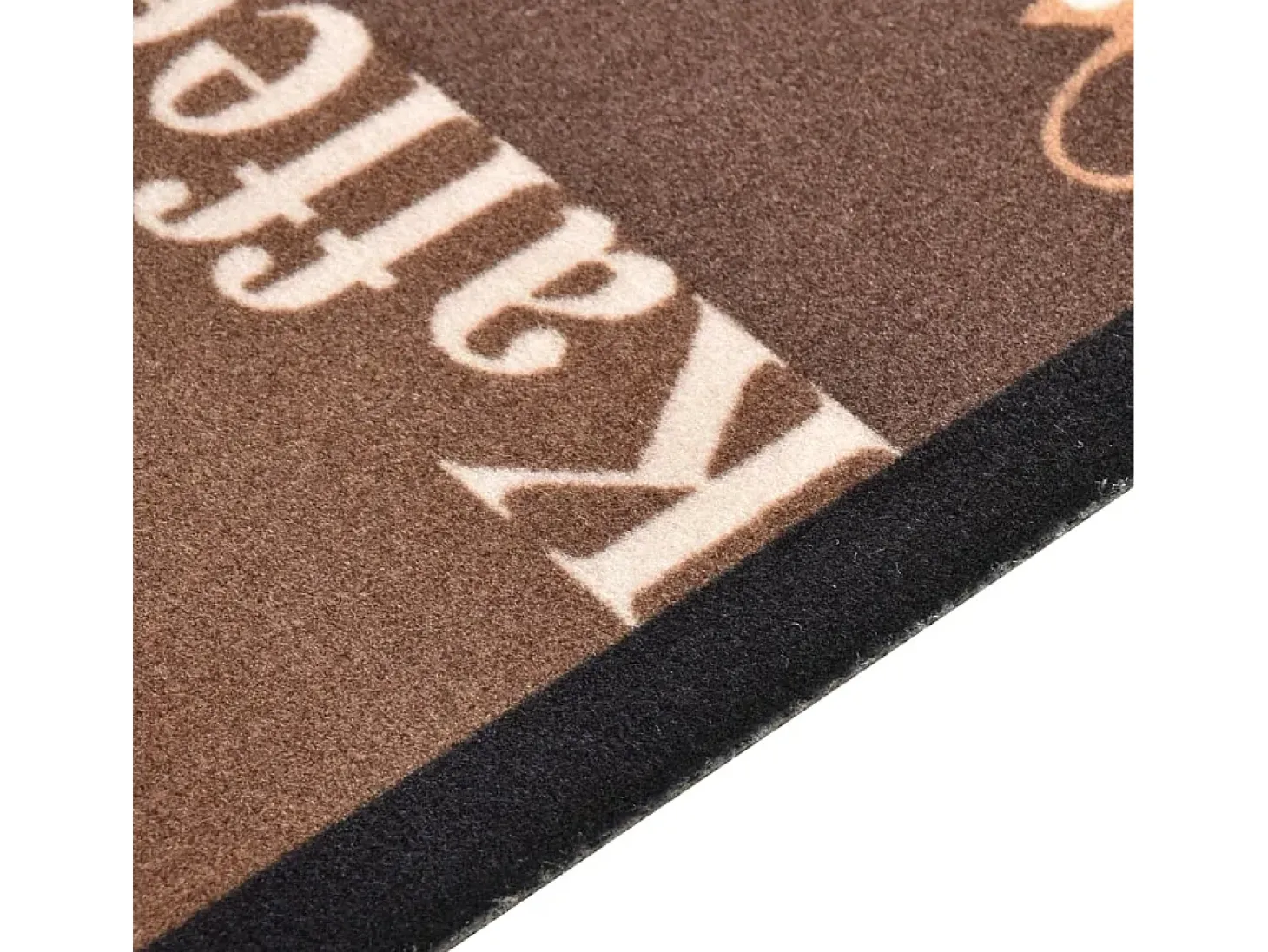 Alfombra de cocina lavable Coffee marrón 45x150 cm ES927549