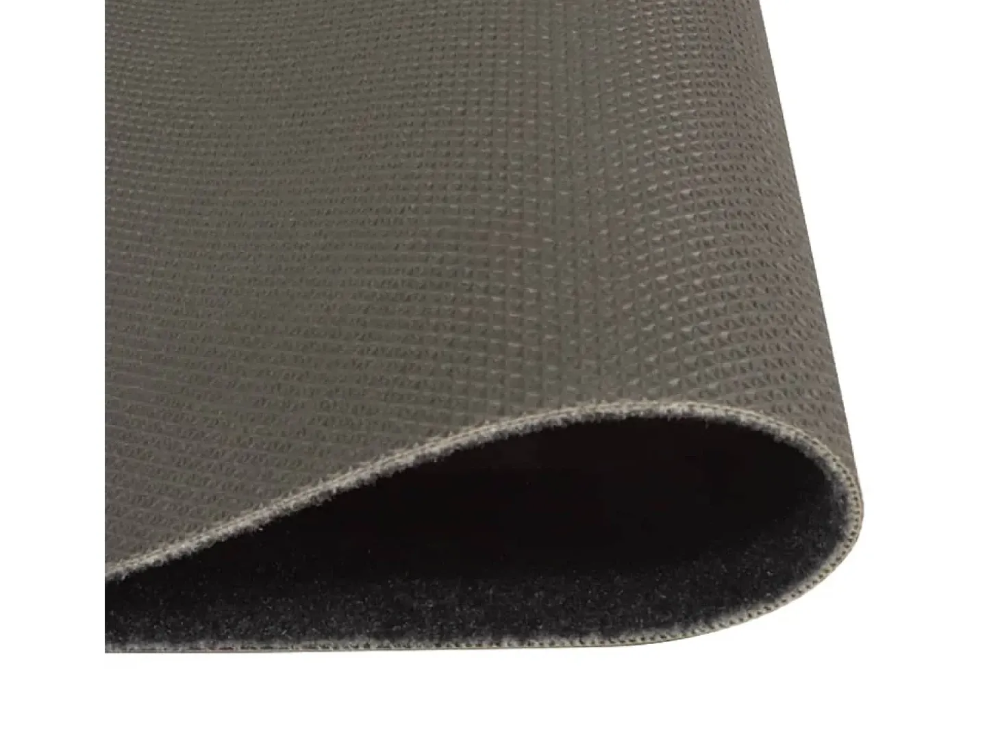 Alfombra de cocina lavable terciopelo negro café 45x150 cm ES791506
