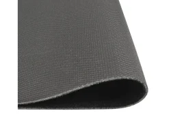 Alfombra de cocina lavable terciopelo negro 60x300 cm ES955102