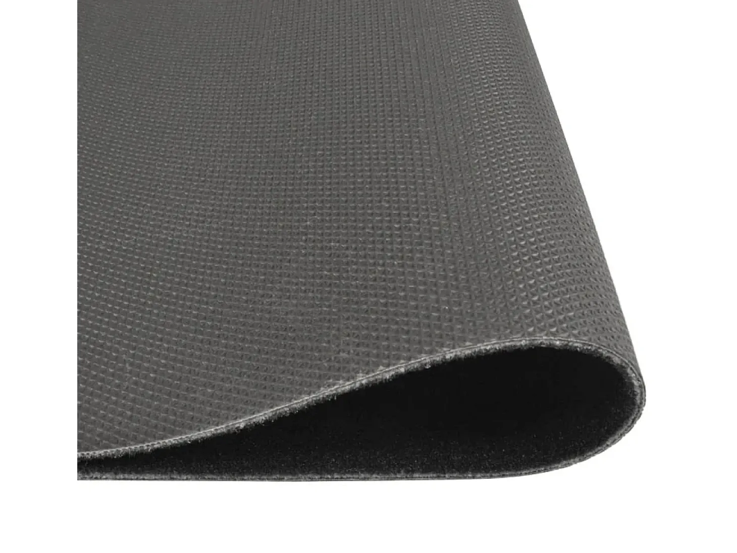 Alfombra de cocina lavable terciopelo negro 60x300 cm ES955102