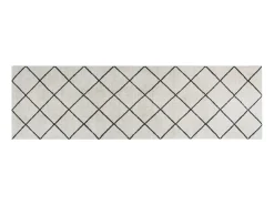 Alfombra de cocina lavable terciopelo cuadrados 60x180 cm ES260918