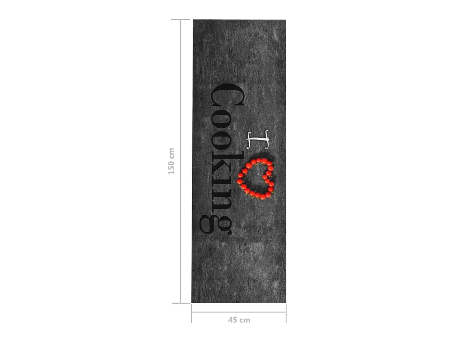 Alfombra de cocina lavable Cooking 45x150 cm ES448833