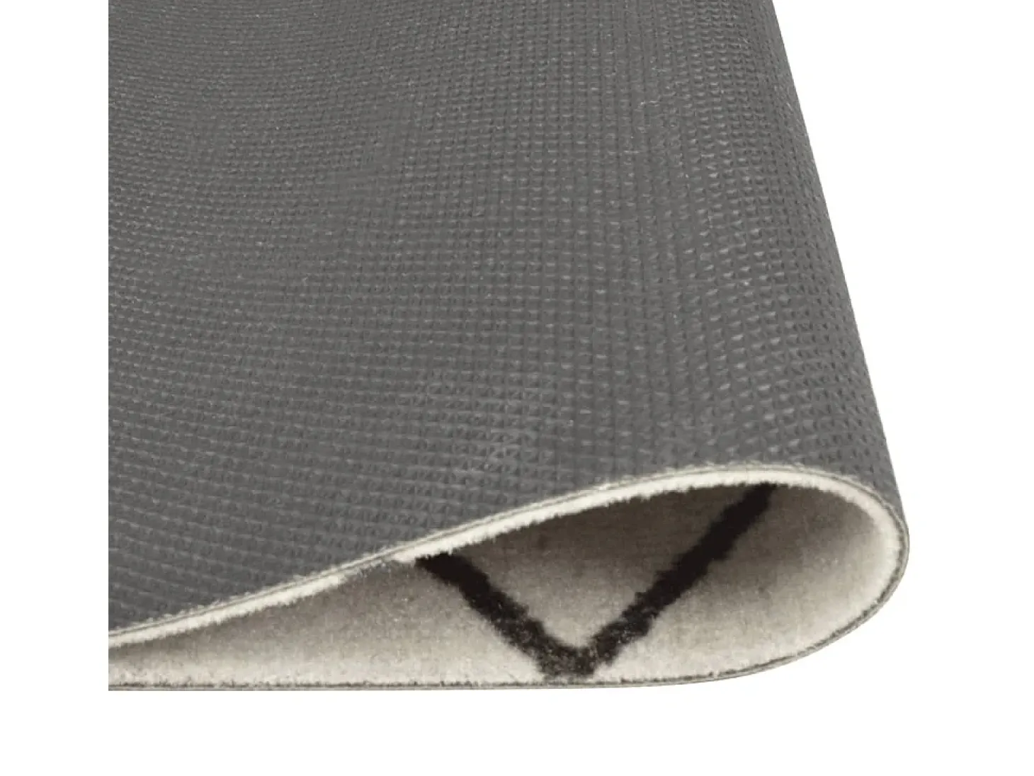 Alfombra de cocina lavable terciopelo cuadrados 45x150 cm ES912117